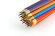 Color pencils over white Color pencils over white
