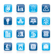 power, energy and electricity icons - vector icon set
