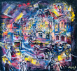 graphic picture of the oil city of night