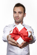 Foto: giving a gift giving a gift