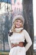Frau im Park
