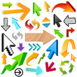 Vector: arrow set vector arrow set vector