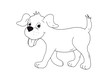 Malvorlage Hundebaby