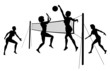 Vector: Beach volleyball Beach volleyball