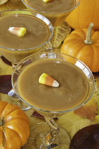 Photo: Halloween Butterscotch Pudding Halloween Butterscotch Pudding