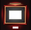 Vector Illustration of frame for artwork.
