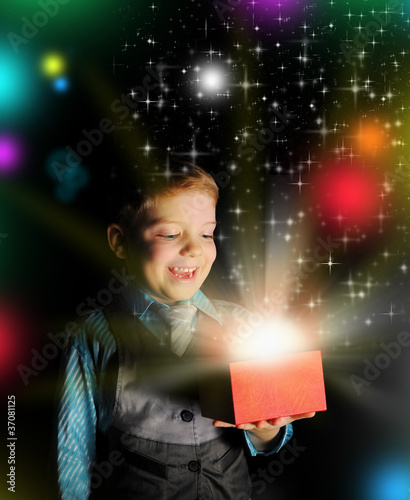 Photo: gift in magic packing gift in magic packing