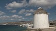 Famous windmill in Chora, Mykonos