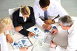 Discussing business schemes