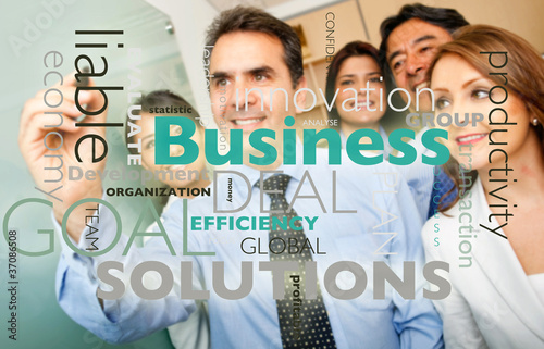 Photo: Business graph Business graph