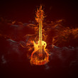 Gitarre Feuer