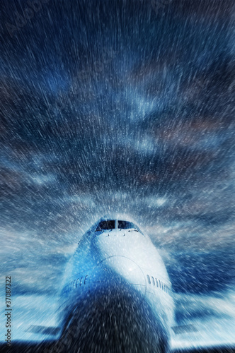 Photo: bad weather flight bad weather flight