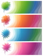Nature. Abstract colorful banners. Vector illustration.
