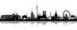 Münchner Skyline detailiert