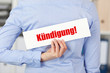 schild kündigung