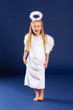 Photo: funny blond christmas angel funny blond christmas angel