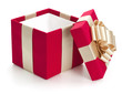 Open gift box.