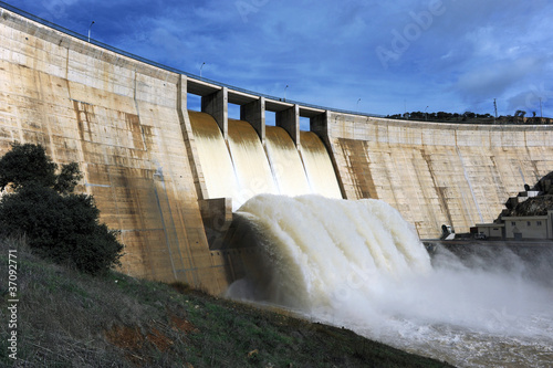 Foto: Pantano del Montoro, embalses de agua Pantano del Montoro, embalses de agua