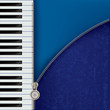 abstract music background with piano and zipper
