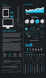 Photo en ligne au meilleur prix elements of infographics with electric guitar.