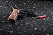 Schreckschuss Waffe mit Pyro Knallpatrone