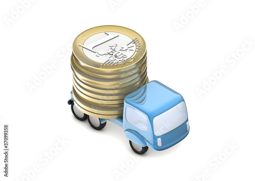 Illustration: camion pièce camion pièce