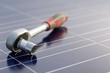 Solarzellen und Ratsche