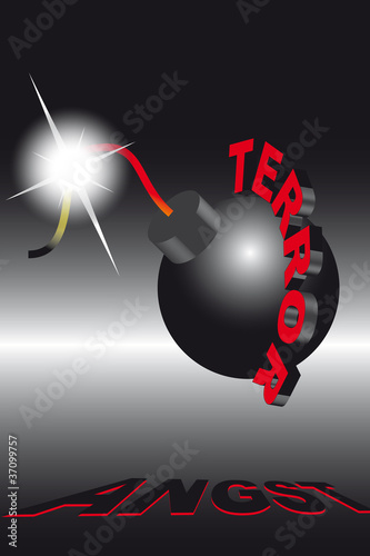 Vector: Terrorangst Terrorangst