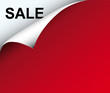 Sale Papierblatt