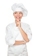 Chef thinking looking