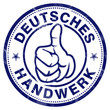 deutsches handwerk stempel button