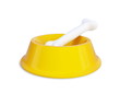 dog dish and bone
