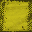 Yellow tire track background