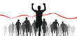 a group of runners