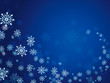 blue background with snowflakes wave blue background with snowflakes wave