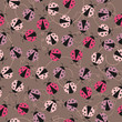 Seamless wallpaper with ladybugs
