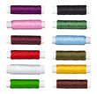 collection of various sewing threads collection of various sewing threads