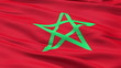 Waving Flag Of Morocco