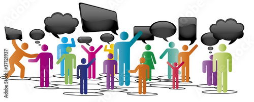 Vecteur : réseau social réseau social