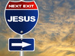 Jesus road sign Jesus road sign