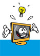ordinateur personnage informatique communication