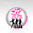 bouton 70's bouton 70's
