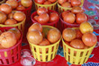 containers of tangerines