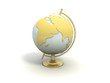 globe on a white background