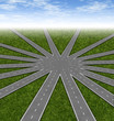 Choices and strategies symbol