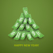 Christmas fur-tree. Vector illustration. Eps10