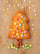 sapin de Noël en pain d'épices sapin de Noël en pain d'épices