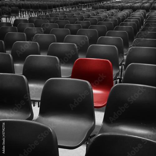 Photo: red seat red seat