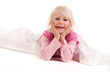 Foto: Kind unter Leintuch Kind unter Leintuch