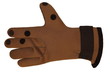 neoprene divers glove isolated on white background neoprene divers glove isolated on white background